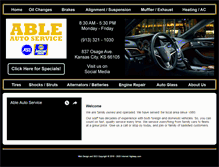 Tablet Screenshot of ableautoservice.net